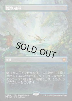 画像1: 【ドラゴンスケイルFoil】【日本語版】霧深い雨林/Misty Rainforest