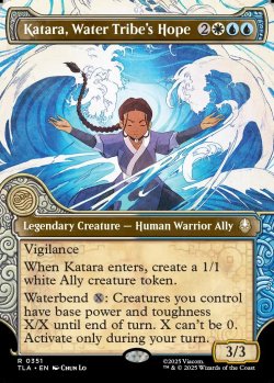 画像1: 『エレメントフレーム』『英語版』水の部族の希望、カタラ/Katara, Water Tribe's Hope