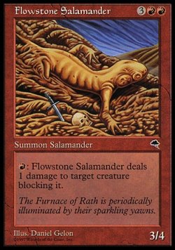 画像1: 【日本語版】流動石のサラマンダー/Flowstone Salamander