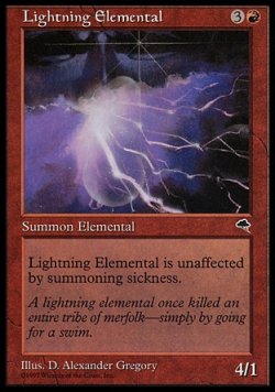 画像1: 『英語版』稲妻の精霊/Lightning Elemental