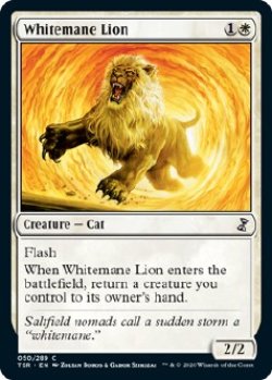 画像1: 『英語版』白たてがみのライオン/Whitemane Lion