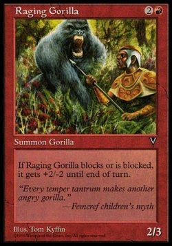 画像1: 『英語版』怒り狂うゴリラ/Raging Gorilla