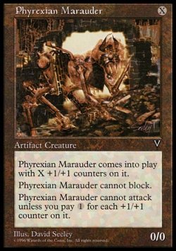 画像1: 『英語版』ファイレクシアの略奪機/Phyrexian Marauder