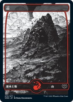 画像1: 【Foil】【日本語版】山/Mountain