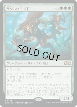 画像1: 【Foil】【日本語版】荒々しい三つ子/Gruff Triplets