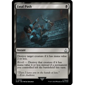 画像: 『Foil』『英語版』致命的な一押し/Fatal Push