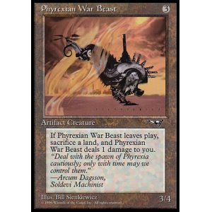 画像: 『英語版』Phyrexian War Beast(A)