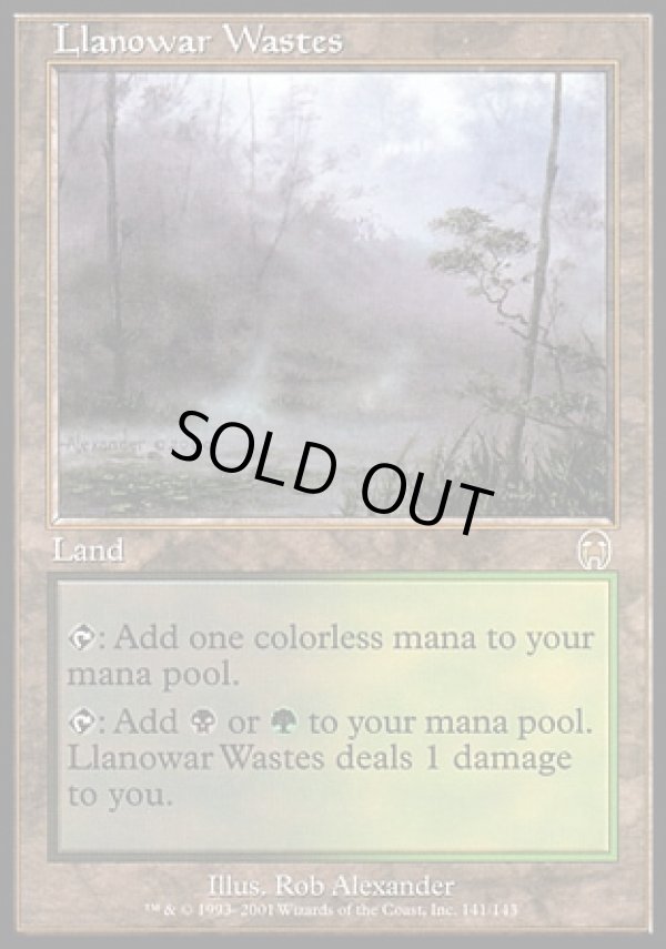 画像1: 【日本語版】ラノワールの荒原/Llanowar Wastes (1)