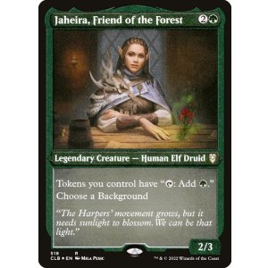 画像: 『エッチングFoil』『英語版』森の友、ジャヘイラ/Jaheira, Friend of the Forest
