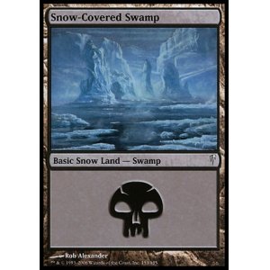画像: 【日本語版】冠雪の沼/Snow-Covered Swamp