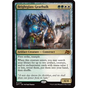 画像: 『Foil』『英語版』輝晶の機械巨人/Brightglass Gearhulk