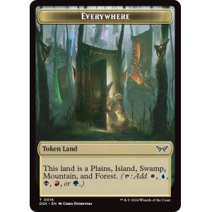 画像: 『Foil』『トークン』『英語版』遍在地トークン/Everywhere Token