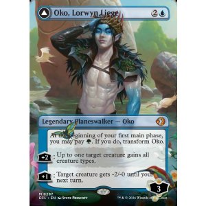 画像: 『英語版』『ボーダーレス』ローウィンの主、オーコ/シャドウムーアの末裔、オーコ/Oko, Lorwyn Liege/Oko, Shadowmoor Scion