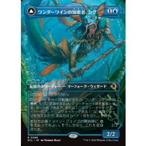 画像: 【ボーダーレス】【日本語版】ワンダーワインの知恵者、シグ/ワンダーブラインの盾、シグ/Sygg, Wanderwine Wisdom/Sygg, Wanderbrine Shield