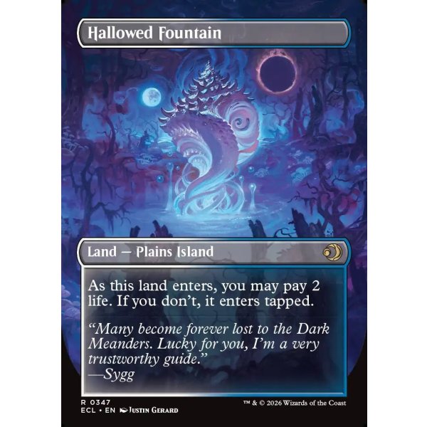 画像2: 『英語版』『リバーシブル・ボーダーレス』神聖なる泉/Hallowed Fountain (2)