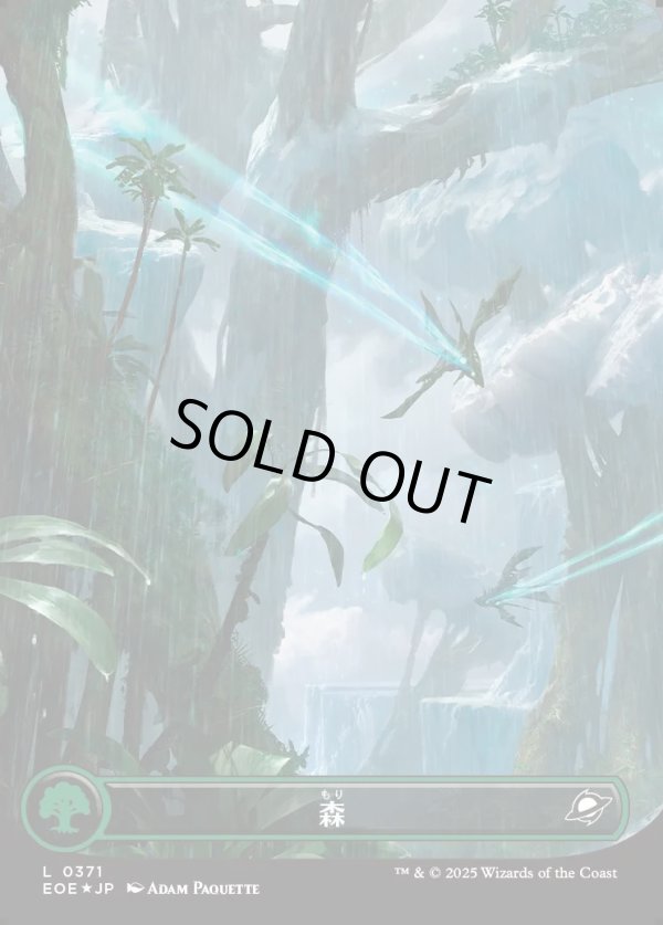 画像1: 【ギャラクシーFoil】【日本語版】森/Forest (1)