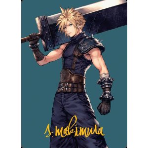 画像: 【箔押し】【アートカード】【日本語版】元ソルジャー、クラウド No.50