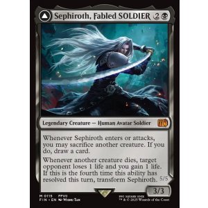 画像: 『英語版』威名のソルジャー、セフィロス/片翼の天使、セフィロス/Sephiroth, Fabled SOLDIER/Sephiroth, One-Winged Angel