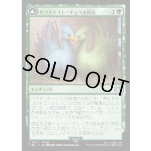 画像: 【Foil】【日本語版】サブクエスト：チョコボ育成/黒チョコボ/Sidequest: Raise a Chocobo/Black Chocobo