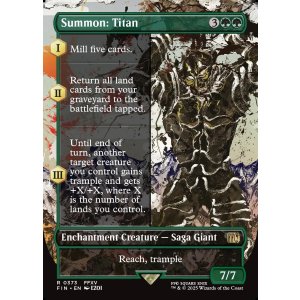画像: 『Foil』『英語版』『ボーダーレス』召喚：タイタン/Summon: Titan