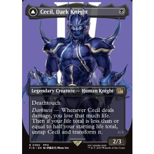 画像: 『Foil』『英語版』『ボーダーレス』暗黒騎士、セシル/覚醒のパラディン、セシル/Cecil, Dark Knight/Cecil, Redeemed Paladin