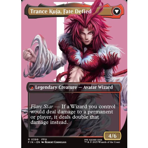 画像2: 『Foil』『英語版』『ボーダーレス』ジェノムの魔術師、クジャ/運命への反逆者、トランス・クジャ/Kuja, Genome Sorcerer/Trance Kuja, Fate Defied (2)