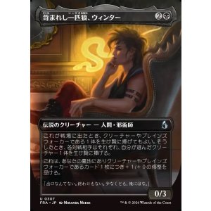 画像: 【Foil】【日本語版】【ボーダーレス】苛まれし一匹狼、ウィンター/Winter, Tormented Loner