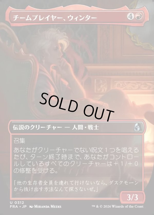 画像1: 【日本語版】【ボーダーレス】チームプレイヤー、ウィンター/Winter, Team Player (1)