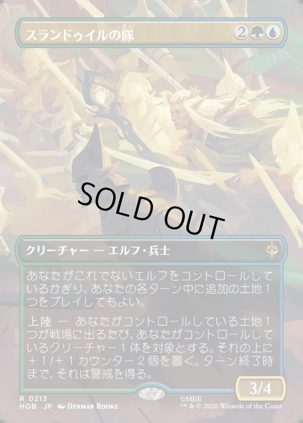 画像1: 【日本語版】【ボーダーレス・シーンカード】スランドゥイルの隊/Thranduil's Company (1)