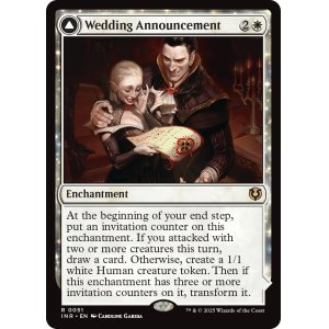 画像: 『Foil』『英語版』婚礼の発表/婚礼の祭典/Wedding Announcement/Wedding Festivity