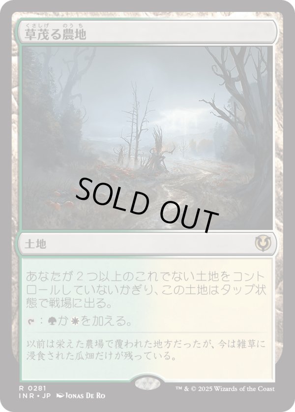 画像1: 【Foil】【日本語版】草茂る農地/Overgrown Farmland (1)