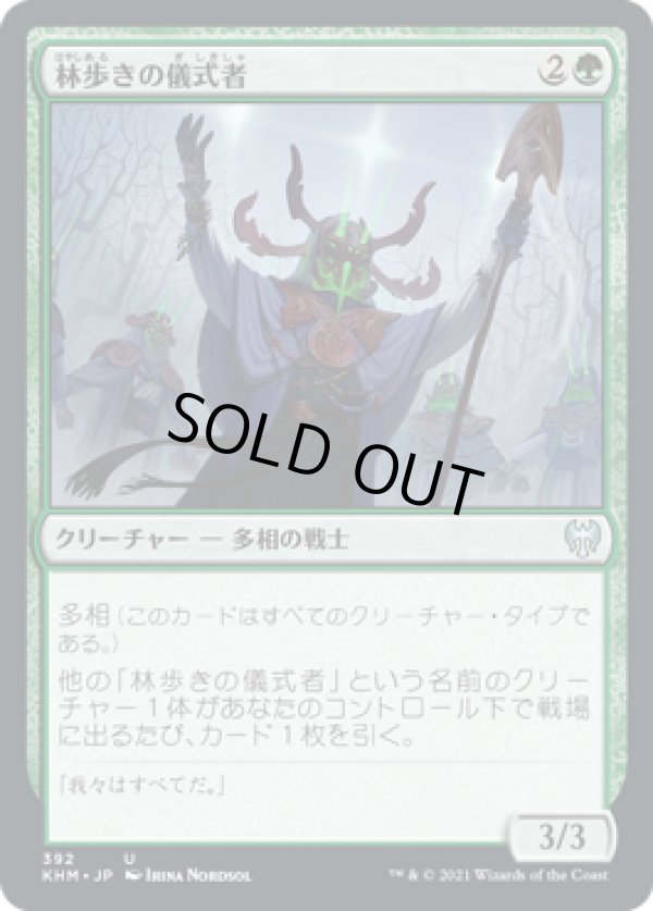 画像1: 【日本語版】林歩きの儀式者/Gladewalker Ritualist (1)