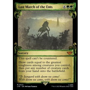 画像: 『銀幕Foil』『英語版』エント最後の進軍/Last March of the Ents