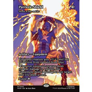 画像: 『英語版』『ボーダーレス』愛国の盾/Patriotic Shield/火と氷の剣/Sword of Fire and Ice