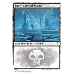 画像: 『英語版』冠雪の沼/Snow-Covered Swamp
