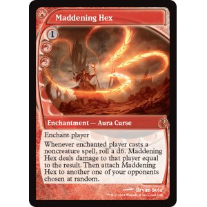 画像: 『Foil』『英語版』狂乱の呪詛/Maddening Hex
