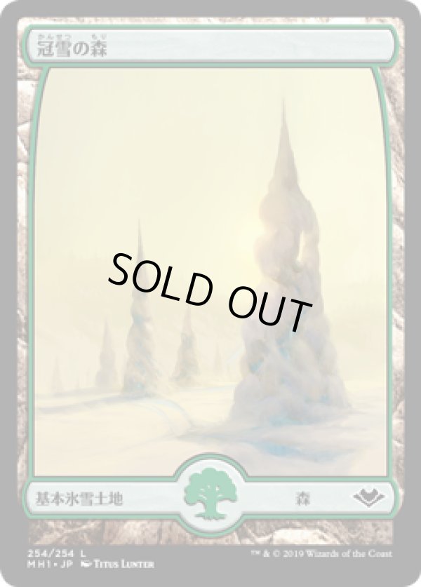 画像1: 【日本語版】冠雪の森/Snow-Covered Forest (1)