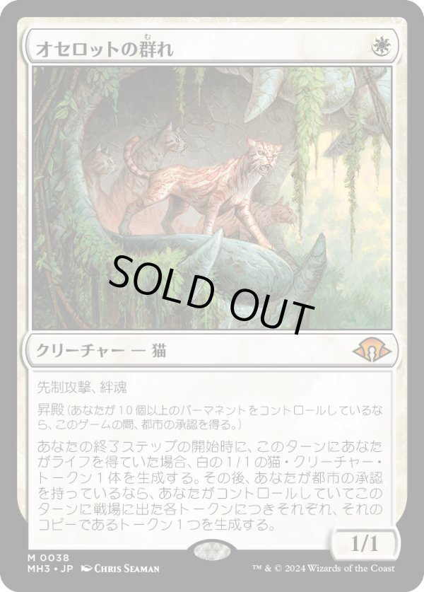 画像1: 【Foil】【日本語版】オセロットの群れ/Ocelot Pride (1)