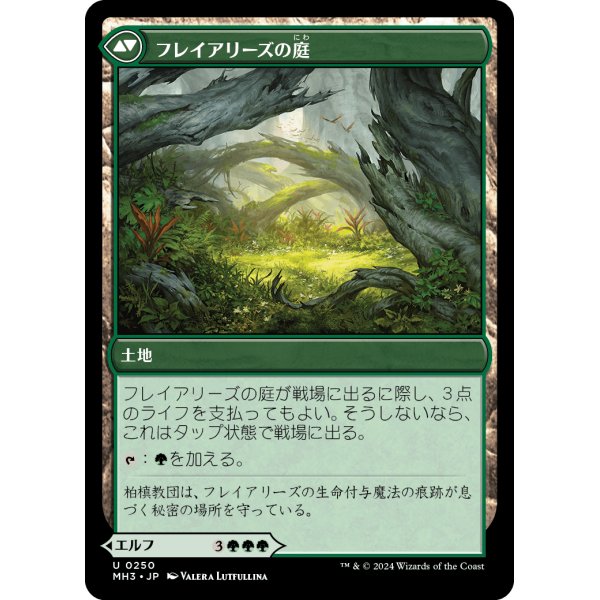 画像2: 【Foil】【日本語版】フレイアリーズの信奉者/フレイアリーズの庭/Disciple of Freyalise/Garden of Freyalise (2)