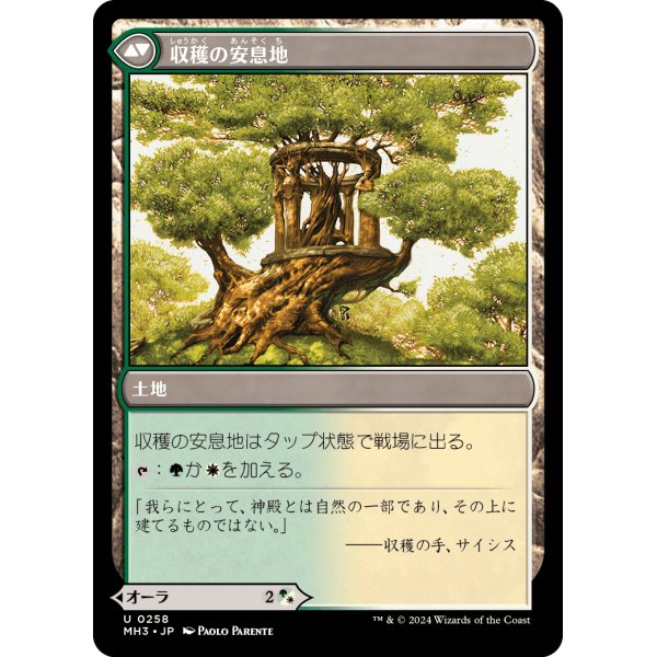 画像2: 【Foil】【日本語版】収穫の力/収穫の安息地/Strength of the Harvest/Haven of the Harvest (2)