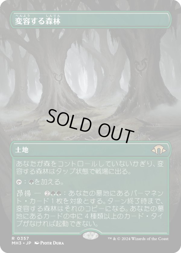画像1: 【Foil】【ボーダーレス】【日本語版】変容する森林/Shifting Woodland (1)