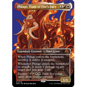 画像: 『ボーダーレス』『英語版』火の怒りのタイタン、フレージ/Phlage, Titan of Fire's Fury
