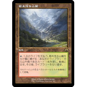 画像: 【旧枠】【日本語版】樹木茂る山麓/Wooded Foothills