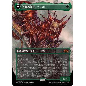 画像: 【テクスチャーFoil】【日本語版】大食の幼生、グリスト/疫病の群れ、グリスト/Grist, Voracious Larva/Grist, the Plague Swarm