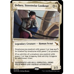 画像: 『不可視インクFoil』『英語版』世慣れた見張り、デルニー/Delney, Streetwise Lookout