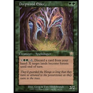 画像: 【日本語版】ディープウッドの古老/Deepwood Elder
