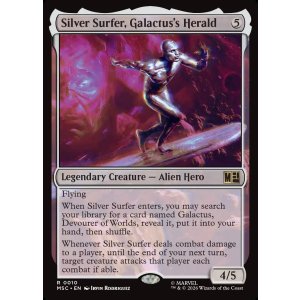 画像: 『サージFoil』『英語版』ギャラクタスのヘラルド、シルバーサーファー/Silver Surfer, Galactus's Herald