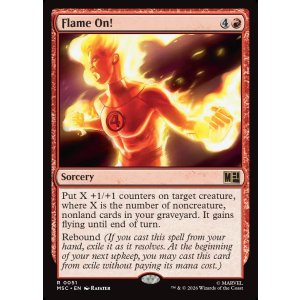 画像: 『サージFoil』『英語版』フレイム・オン！/Flame On!