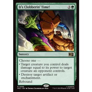 画像: 『サージFoil』『英語版』鉄拳制裁タイムだぜ！/It's Clobberin' Time!