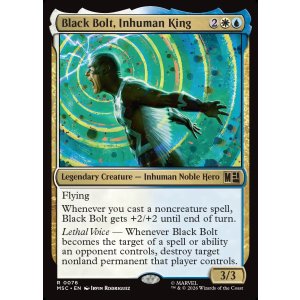 画像: 『サージFoil』『英語版』インヒューマンズの王、ブラックボルト/Black Bolt, Inhuman King